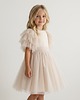 sukienki dla dziewczynki Sukienka tiulowa Diana jasny beż