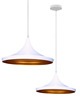 lampy wiszące Lampa wisząca zwis żyrandol lampa na sufit biała LED E27