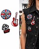naszywki na ubrania Naszywki termoprzylepne punk rock streetwear zestaw 3 szt