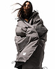 płaszcze damskie Płaszcz longline hoodie oversize stone