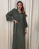 sukienki maxi damskie Bawełniana sukiena Khaki