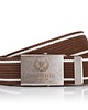 paski męskie PASEK MĘSKI PAOLO PERUZZI PARCIANY BRĄZ PW-01-105 CM