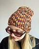 czapki damskie Kolorowa mała czapka beanie z wełną i alpaką