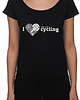 t-shirt damskie Koszulka damska oversize. I love cycling