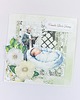 kartki scrapbooking Kartka na chrzest dla chłopca