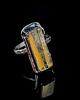 pierścionki srebrne Pierścionek rutile quartz