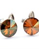 kolczyki swarovski Kolczyki - kryształy Swarovski - kotki Copper (większe)
