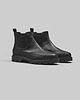 buty męskie Buty sztyblety F702 czarne