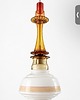 lampy wiszące Lampa wisząca szklana artdeco prl vintage retro