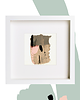 obrazy Obraz abstrakcja w ramce 27x27. Mineral