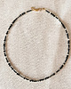 chokery Naszyjnik Choker MON czarny turmalin