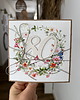 kartki scrapbooking Wyjątkowa ręcznie robiona kartka życzenia na 80 urodziny