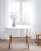obrusy i serwetki Obrus okrągły heavy linen GRAY STRIPES