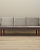 sofy i szezlongi Sofa welurowa szara, duński design, lata 80, produkcja: Dania