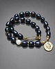 chokery Pearls /navy blue/ perły naturalne vol. 8 /02.06.26/ - naszyjnik