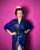sukienki midi damskie KIMONO granatowe / szlafrok / sukienka w autorski wzór OCEAN 100% wiskoza
