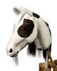 zabawki - inne Realistyczny Hobby Horse srokaty
