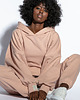 komplety damskie Dres damski oversize  F1816 BEIGE
