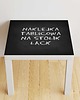 meble do pokoju dziecka Naklejka Tablicowa Na Stolik Ikea Lack LK1