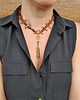 chokery Choker z bursztynów