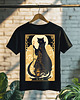 t-shirty męskie Koszulka - Kocia karta Tarota - Pustelnik, The Hermit #7