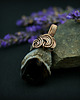 wisiory Agat z druzą wisiorek wire wrapping