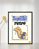 plakaty Plakat Oprawiona reklama czasopisma SZPILKI z 1975 r, aut. Tomasz Moskała