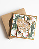 kartki scrapbooking Kwiatowa kartka ślubna w pudełku