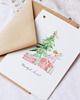 kartki świąteczne Delikatna kartka świąteczna "Choinkowa wróżka"