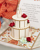 kartki scrapbooking Pamiątka ślubu, exploding box, kartka 3d na wesele cytryny