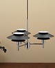 lampy wiszące Lampa wisząca Genoa, metal, Harald Nyborg A/S, współczesna