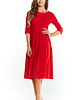 sukienki midi damskie Sukienka midi N042 czerwony