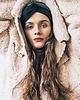 opaski do włosów Bottle Green Velvet Turban - Opaska