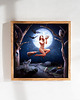 plakaty Surrealistyczny Plakat "Witch's Romance" Kolaż 30x30cm