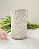 wazony Ręcznie lepiony wazon ceramiczny - przepiórcza biel