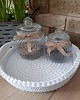 kosze do przechowywania Koszyk - taca ze sznurka 25cmx6cm