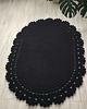 dywany Dywan owalny ze sznurka bawełnianego 90cmx120cm