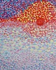 obrazy Obraz do salonu zachód słońca Claude Monet style