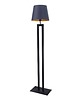 lampy podłogowe Designerska lampa stojąca do salonu z abażurem VEGAS GOLD