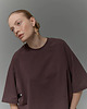 t-shirt damskie T-shirt Chillout choclate crew neck