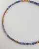 chokery Naszyjnik choker NEO ametyst, jaspis niebieski, rodonit,hematyt