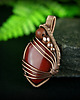 wisiory Jaspis mokait wisiorek wire wrapping