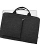 etui na laptopa Grafitowe Etui Na Laptopa Z Filcu Czarna Rączka