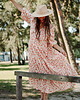 sukienki maxi damskie Bawełniana sukienka, SUMMER HELENA