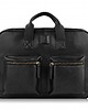etui na laptopa Skórzana torba na ramię na laptopa z uchwytem na walizkę skórzana AV-01-BL