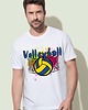t-shirty męskie Koszulka organiczna z nadrukiem Volleyball color