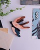 Ozdoby na ścianę Jaskółki drewniany dekor/ art 4