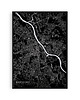 plakaty Mapa Warszawy,  Plakat Warszawa,  Mapy miast