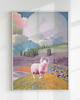 plakaty Plakat "Space Sheep" (kolaż)
