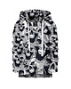 bluzy dla chłopców Bluza Gray Skull